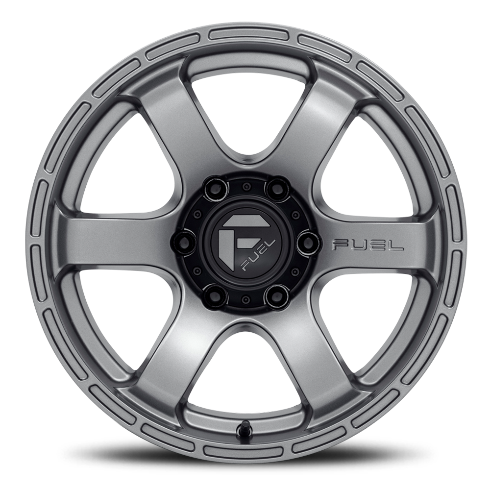 Aluminum Wheels 18X9 Rush D767 5 On 127 Matte Gunmetal Gray 71.5 Bore 20 Offset Fuel Off Road Wheels