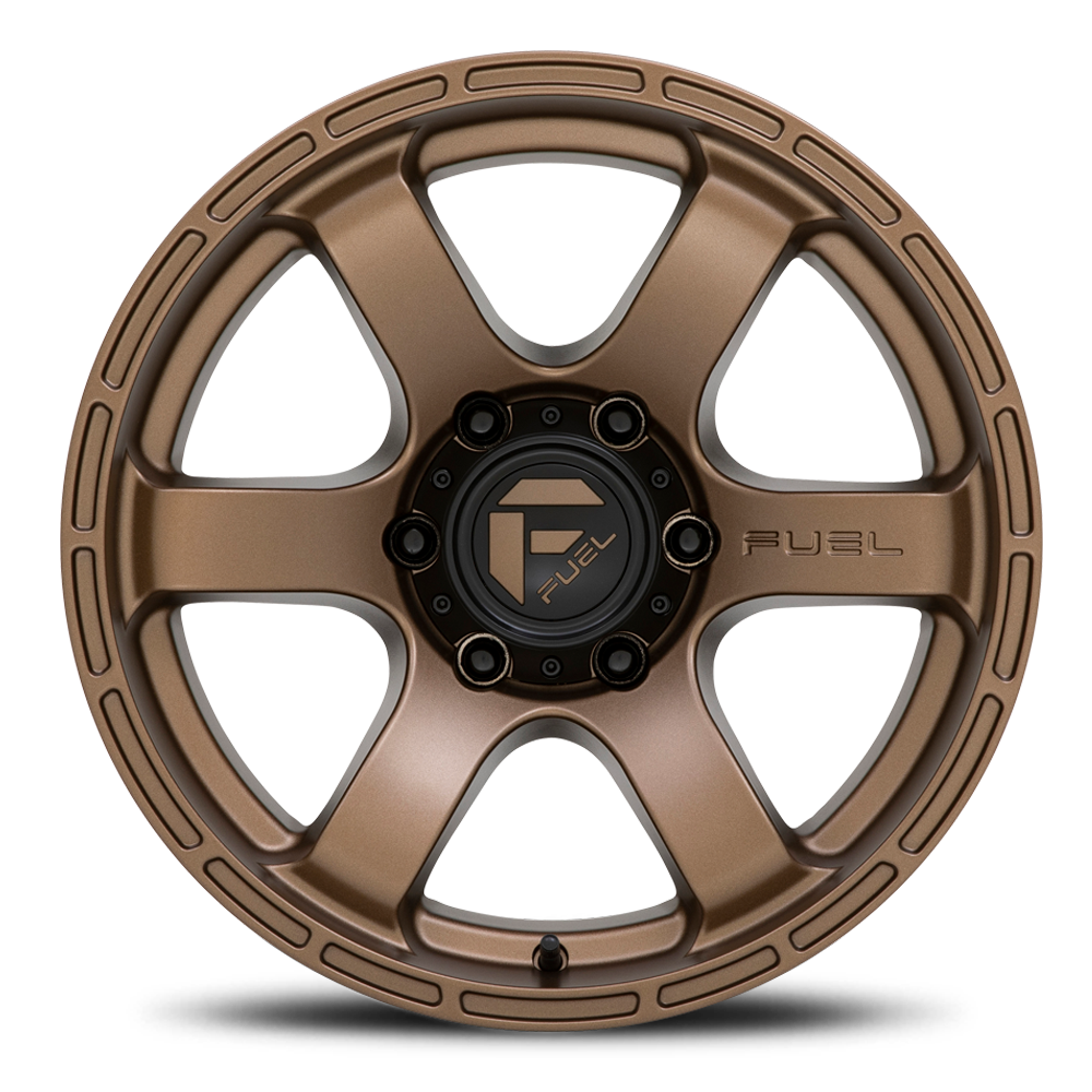 Aluminum Wheels 18X9 Rush D768 6 On 139.7 Matte Bronze 106.1 Bore -12 Offset Fuel Off Road Wheels