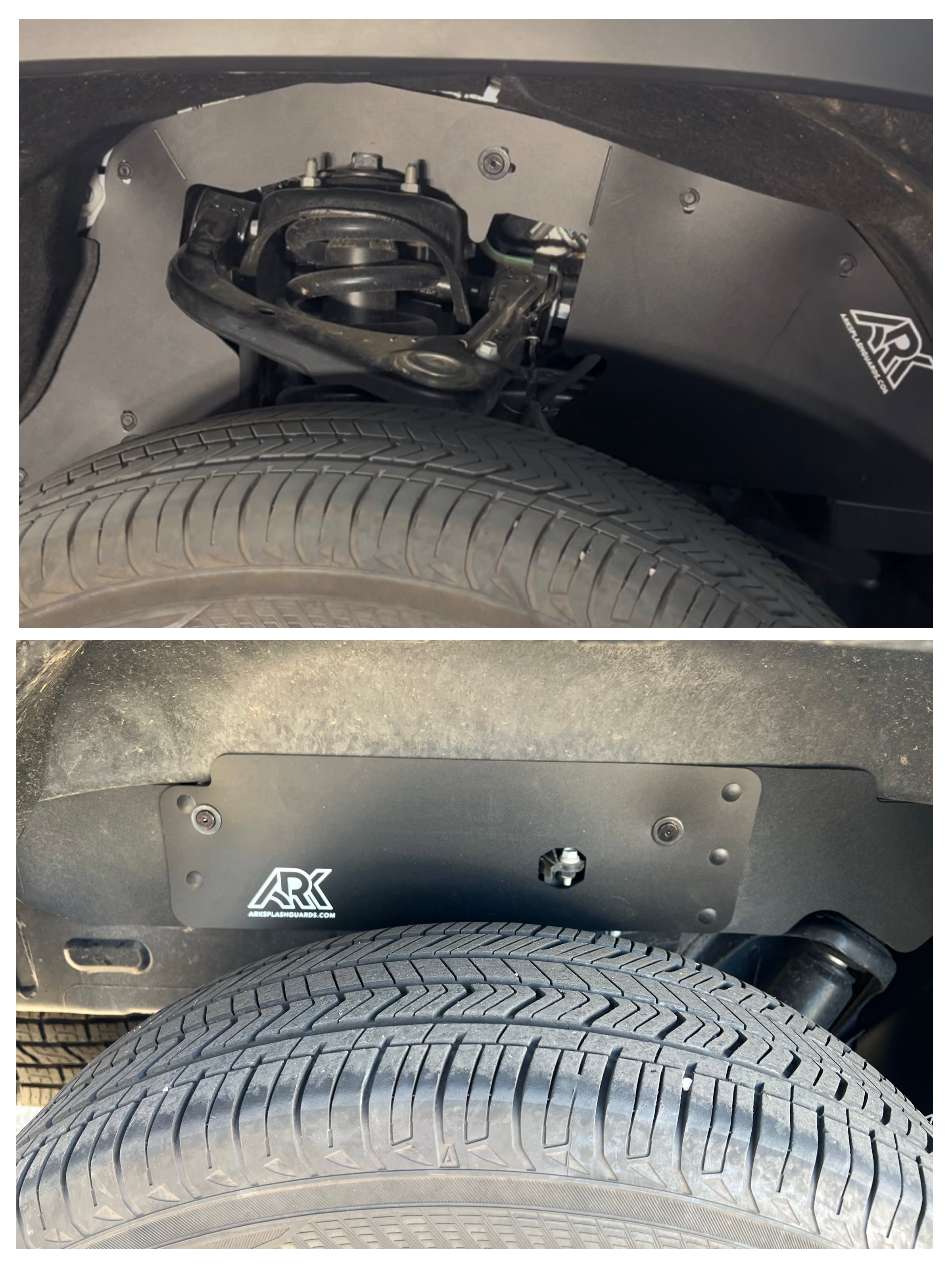 2022+ Toyota Tundra TriXPoly bundle showcasing undercarriage components and tire details for enhanced offroad performance.