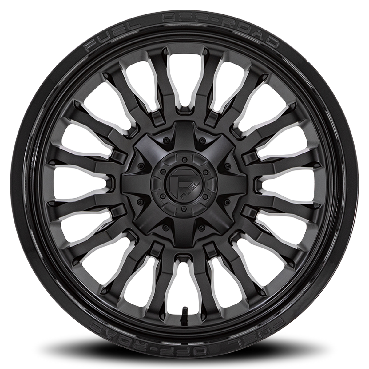 Aluminum Wheels 22X10 Arc D796 8 On 170 Matte Black W/ Gloss Black Lip 125.1 Bore -18 Offset Fuel Off Road Wheels