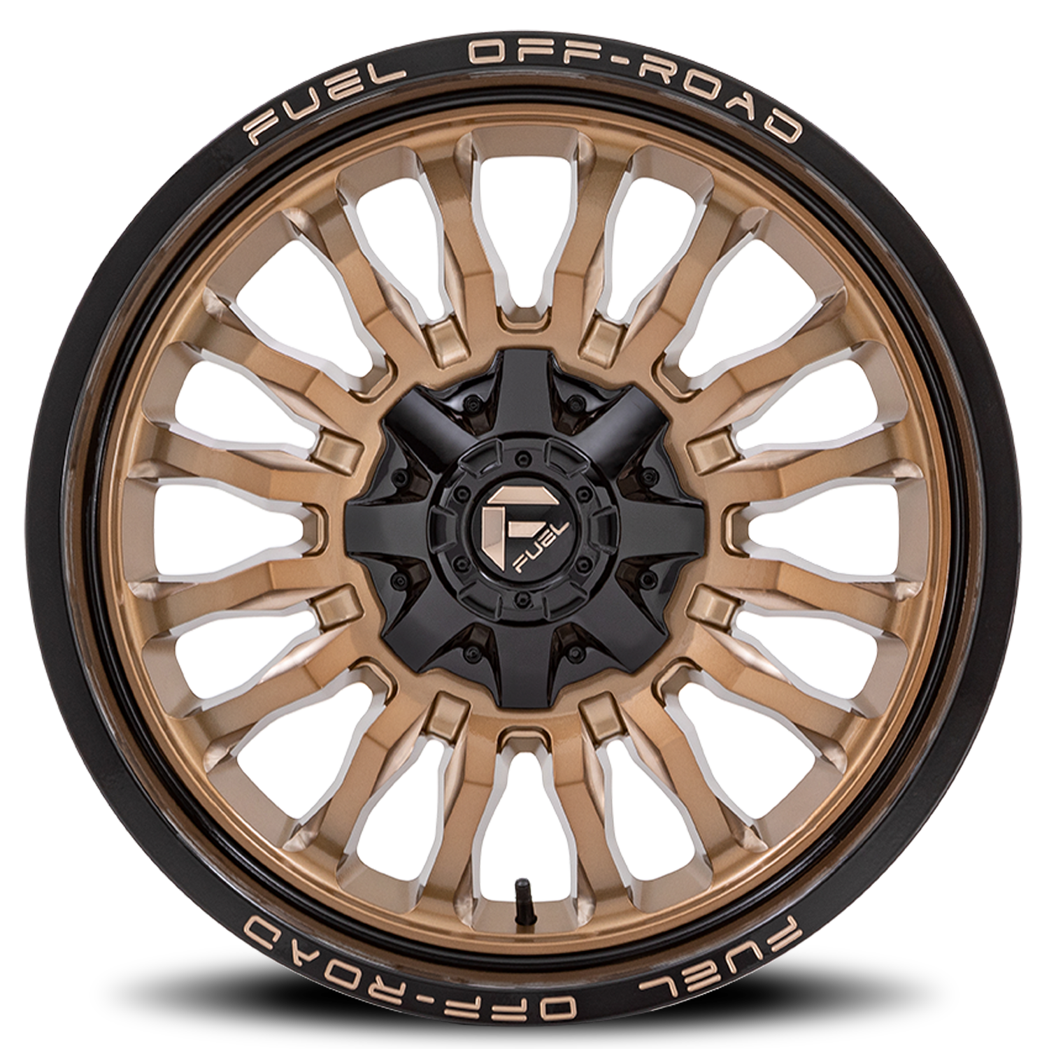 Aluminum Wheels 20X9 Arc D797 5 On 127/5 On 135 Platinum Bronze/Black Lip 87.1 Bore 1 Offset Fuel Off Road Wheels