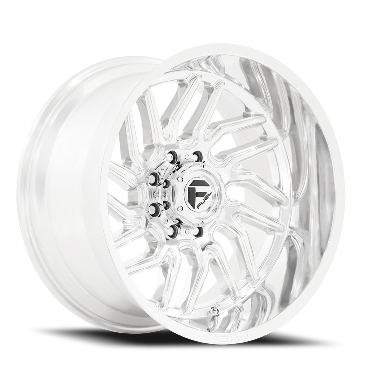 Aluminum Wheels 20X9 Hurricane D809 8 On 165.1 Polished Milled 125.1 Bore 20 Offset Fuel Off Road Wheels