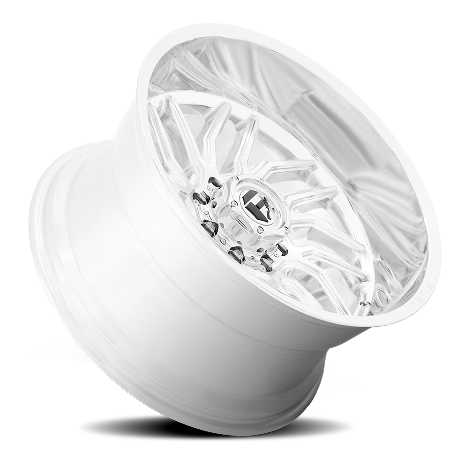 Aluminum Wheels 24X12 Hurricane D809 6 On 139.7 Polished Milled 106.1 Bore -44 Offset Fuel Off Road Wheels