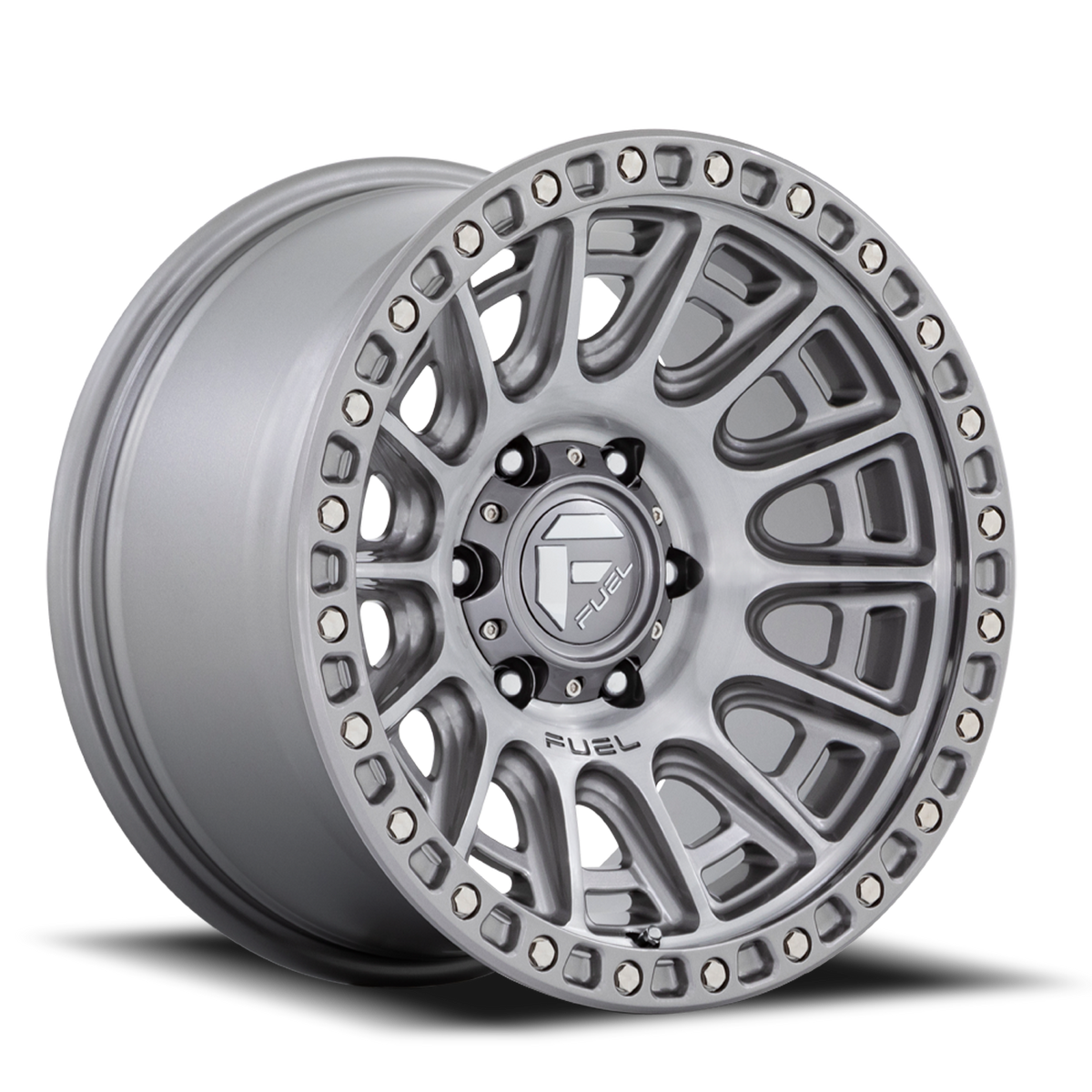 Aluminum Wheels 17X9 Cycle D833 6 On 139.7 Platinum Gray 106.1 Bore 1 36 Lbds Offset Fuel Off Road Wheels