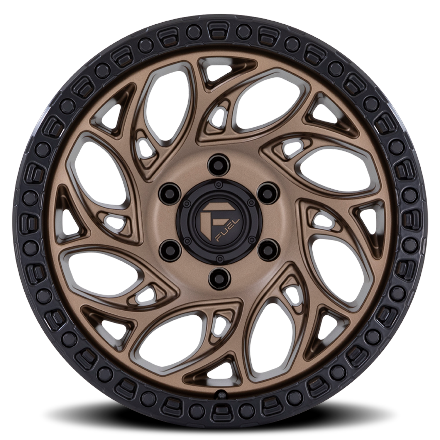 Aluminum Wheels 17X9 Runner OR D841 5 On 127 Bronze/Black Ring 71.5 Bore 1 Offset Fuel Off Road Wheels