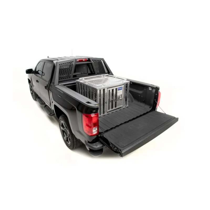 UWS Bright Aluminum 36" x 36" Single-Door Dog Box Model DB-3636