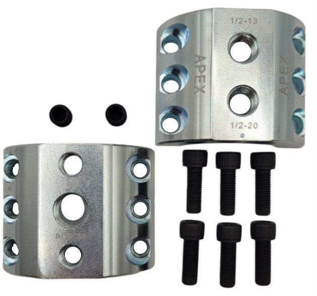 DC1.75-Z - Steering Stabilizer Clamp Silver Zinc, 1.75" ID, Universal