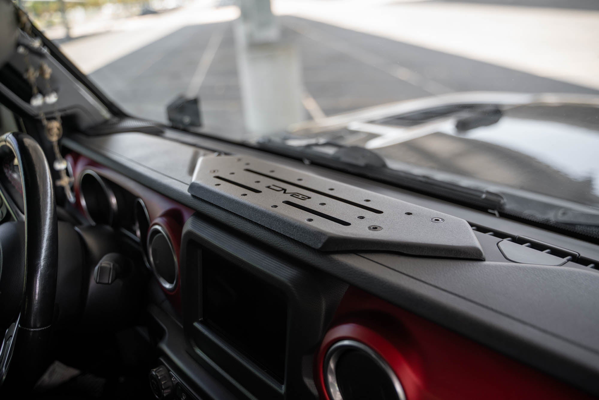 2018 2024 Jeep Wrangler JL, JLU Gladiator JT V8 Offroad Device Dash Mount V2 DV8 Offroad