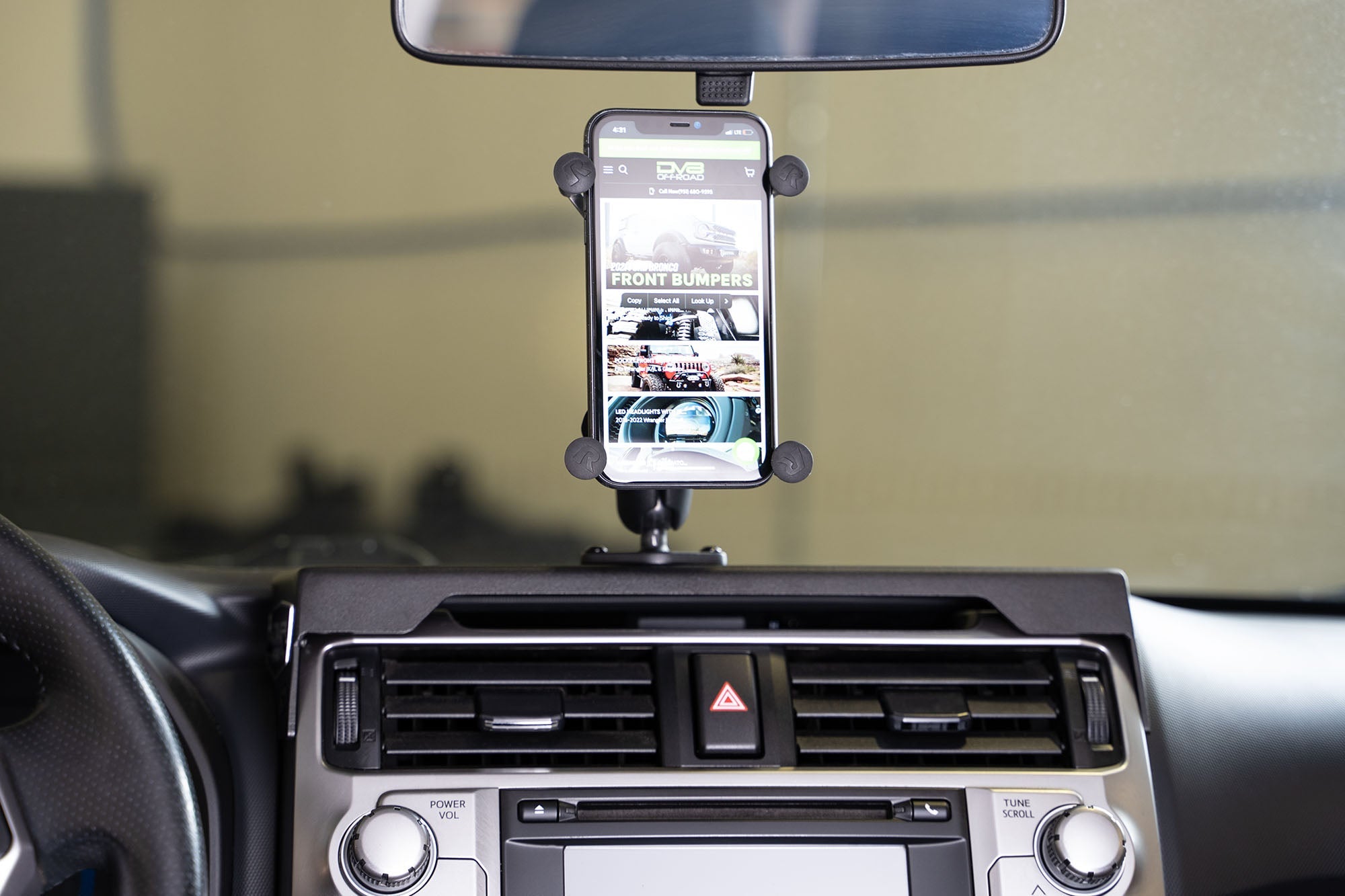 2010 2024 Toyota 4Runner Digital Device Dash Mount DV8 Offroad