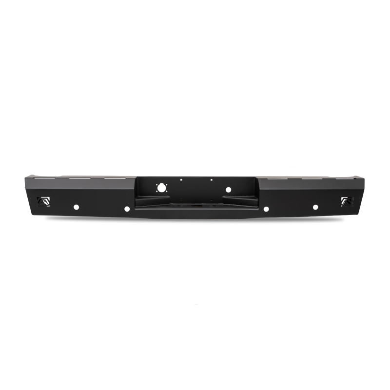 Fab Fours Red Steel Rear Bumper Model DR06-RT1050-1