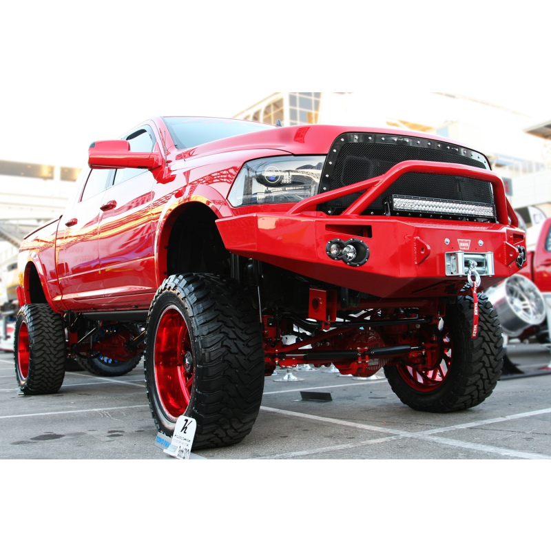 Fab Fours Premium Heavy Duty Winch Front Bumper w/ Pre Runner Guard Model DR10-A2952-1