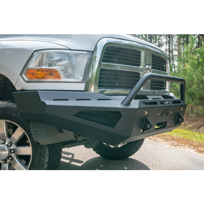 Fab Fours Red Steel Front Bumper w/ Pre Runner Guard Model DR10-RS2962-1