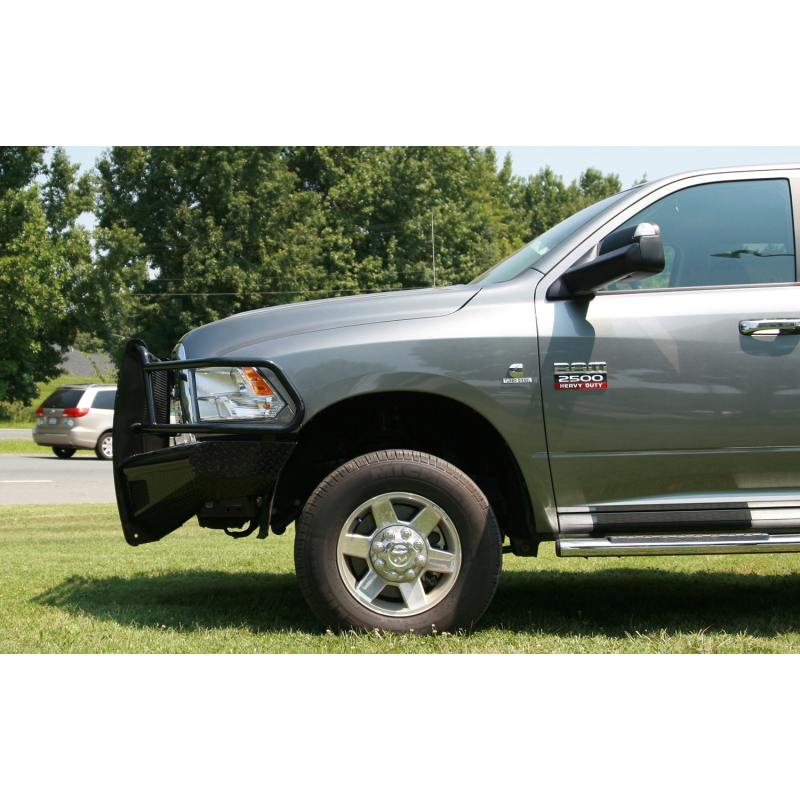 Fab Fours Black Steel Front Ranch Bumper w/ Grille Guard Model DR10-S2960-1