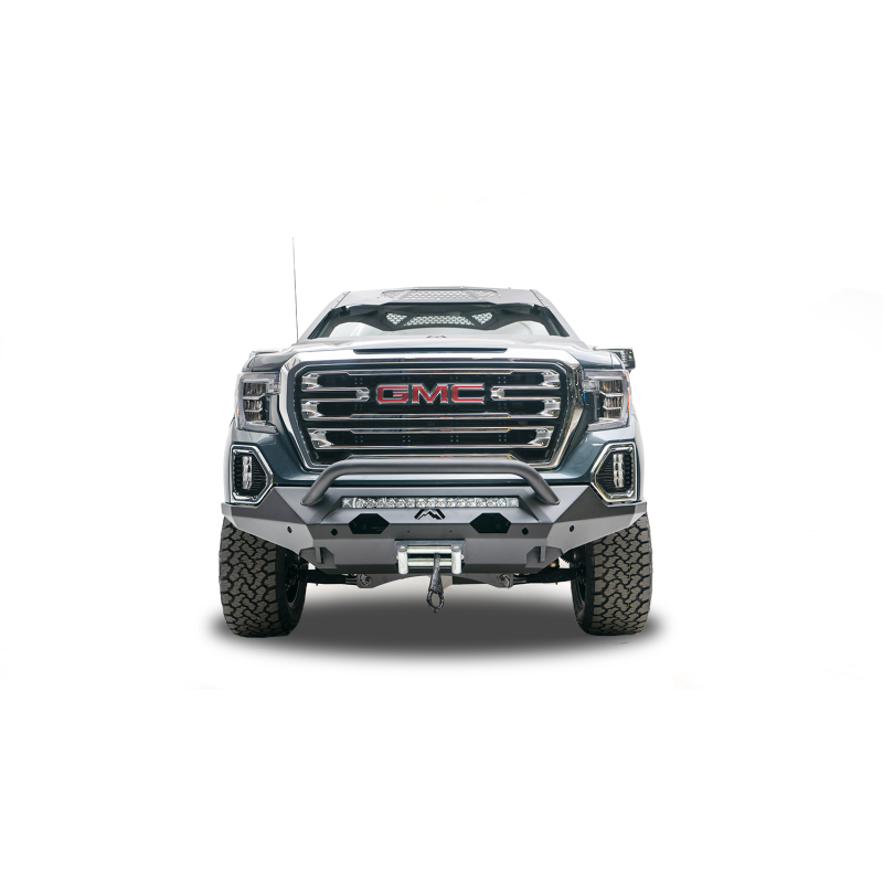 Fab Fours Matrix Front Bumper w/ Pre Runner Guard Model GS19-X3952-1