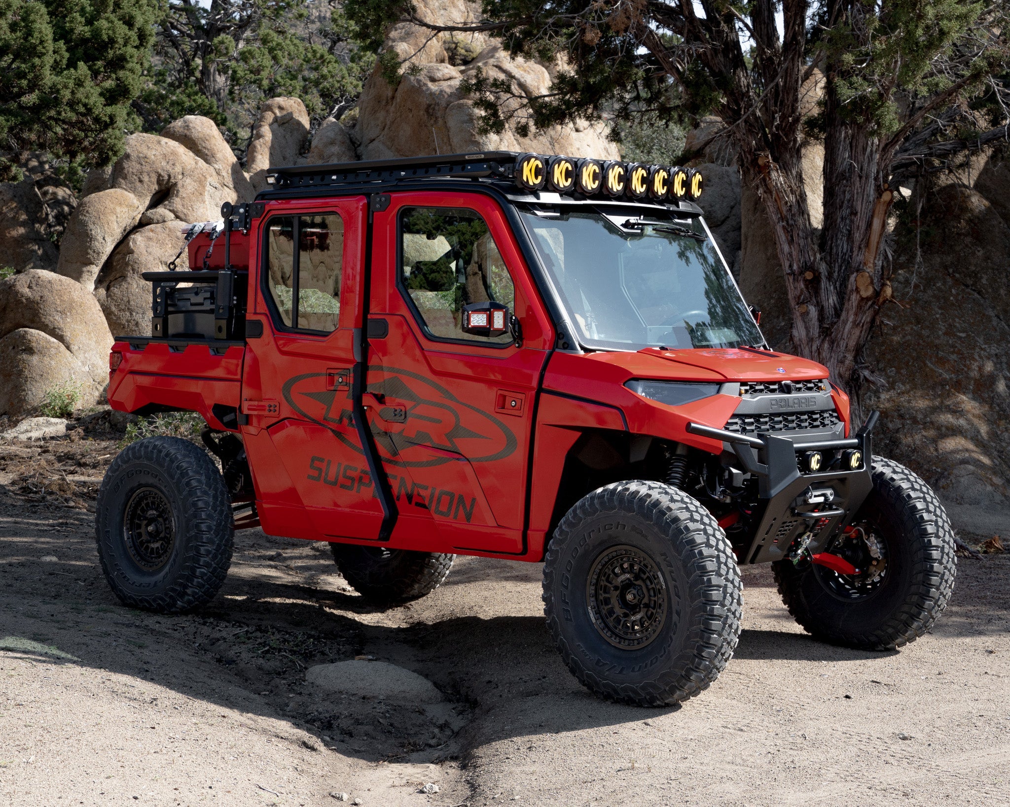 HCR Racing Long Travel Kit with Exit Shocks for Polaris Ranger
