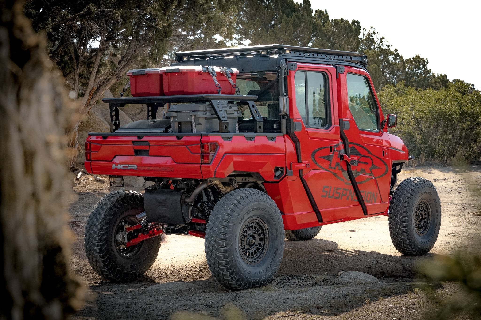 HCR Racing Long Travel Kit with Exit Shocks for Polaris Ranger