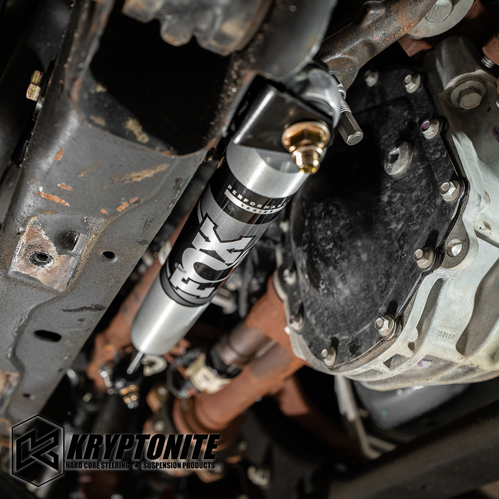 KRYPTONITE FOX STEERING STABILIZER KIT FOR 2015–2025 CHEVY/GMC 2500HD/3500HD