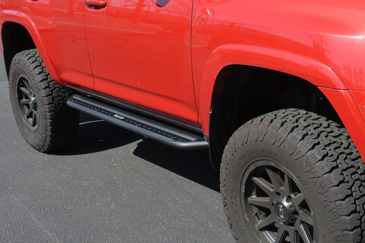 Dominator Xtreme DSS SideSteps W/Bracket Kit Textured Black 2025-2026 Toyota 4Runner Go Rhino