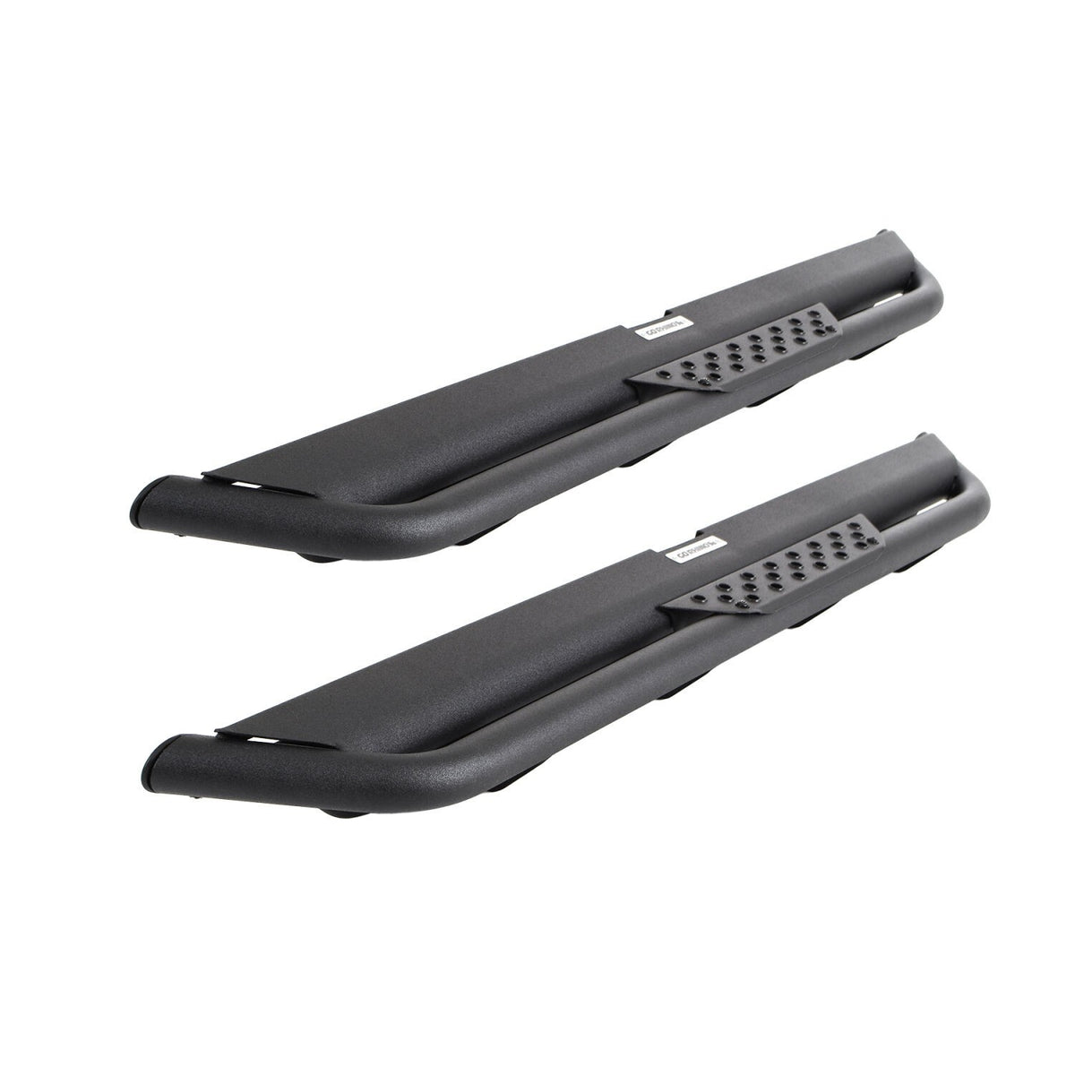 Dominator Xtreme DT Side Steps with Mounting Bracket Kit Textured Black 2021-2025 Ford Bronco 2 Door Go Rhino