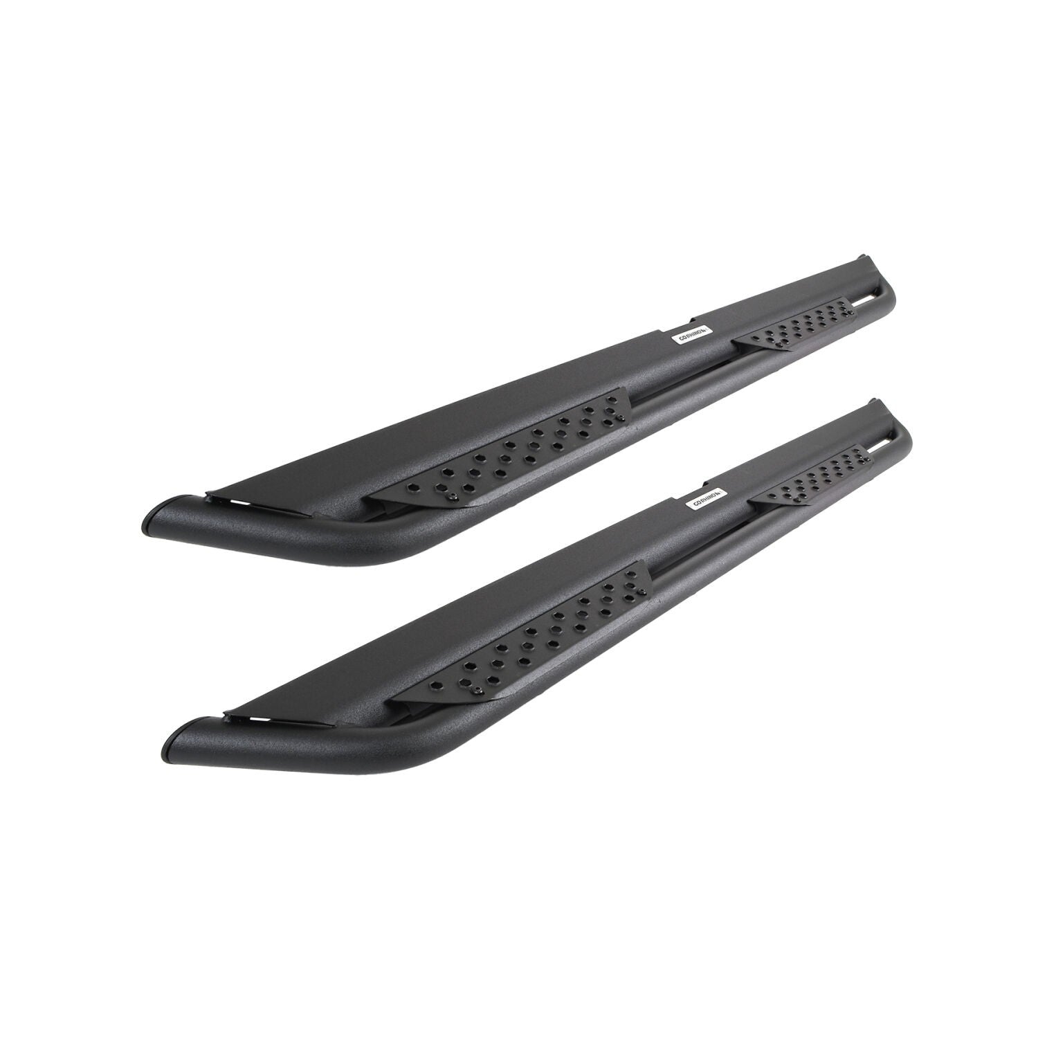 Dominator Xtreme DT Side Steps with Mounting Bracket Kit Textured Black 2014-2024 Toyota 4Runner Go Rhino