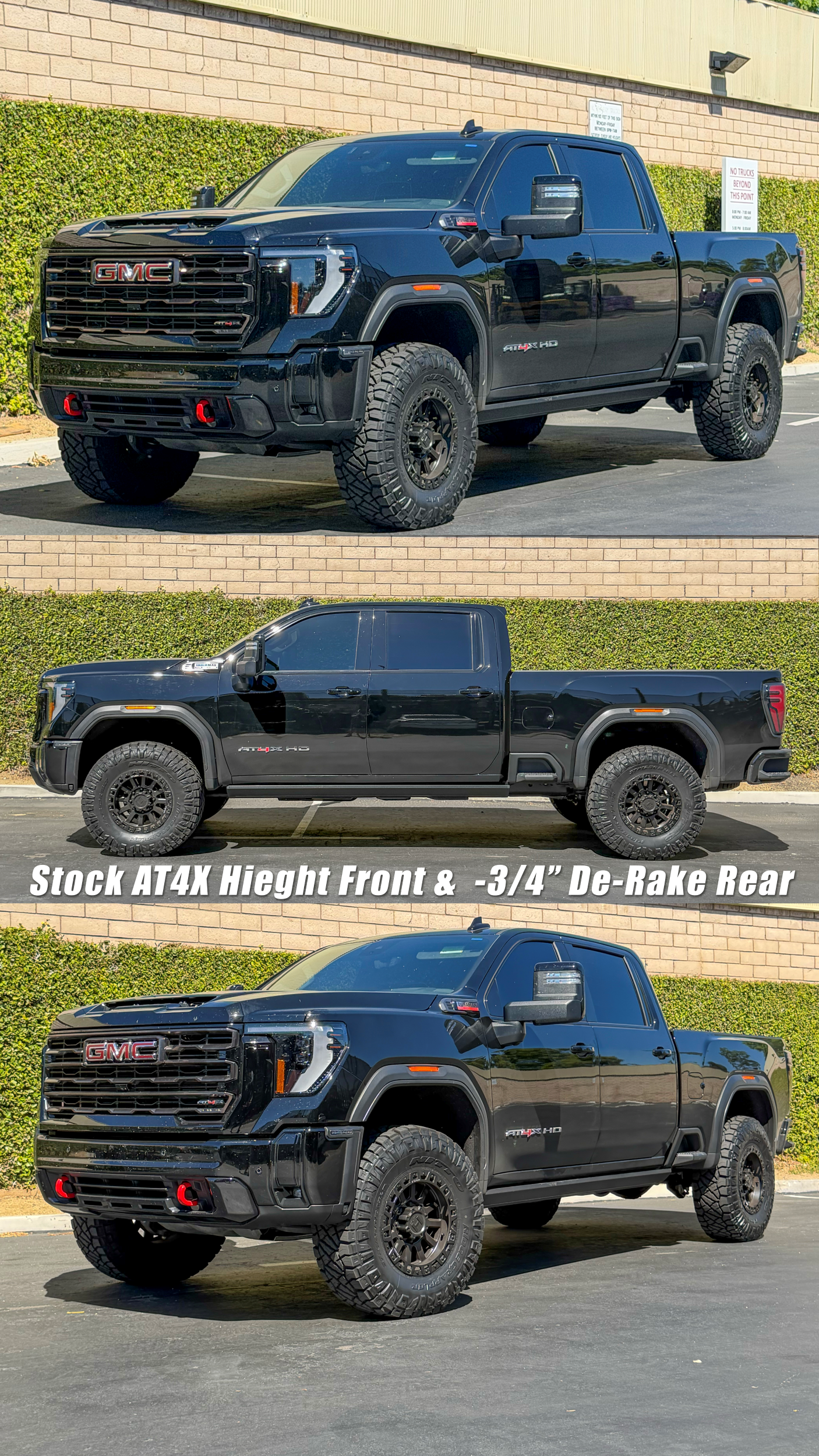 Rear De-rake Kit 2024-2026 Silverado/Sierra 2500HD ZR2/AT4X