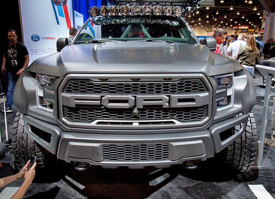2017 Up Raptor Long Travel Front Suspension Kit for enhanced off-road performance and stability. Ideal for truck enthusiasts.