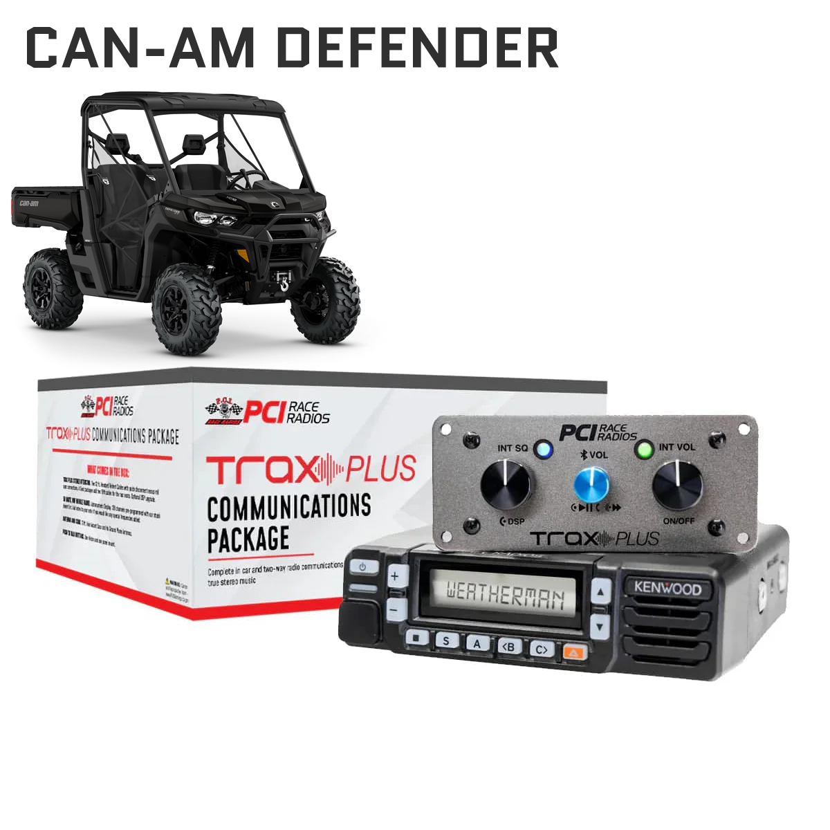 Can Am Defender Trax UTV Communications Package