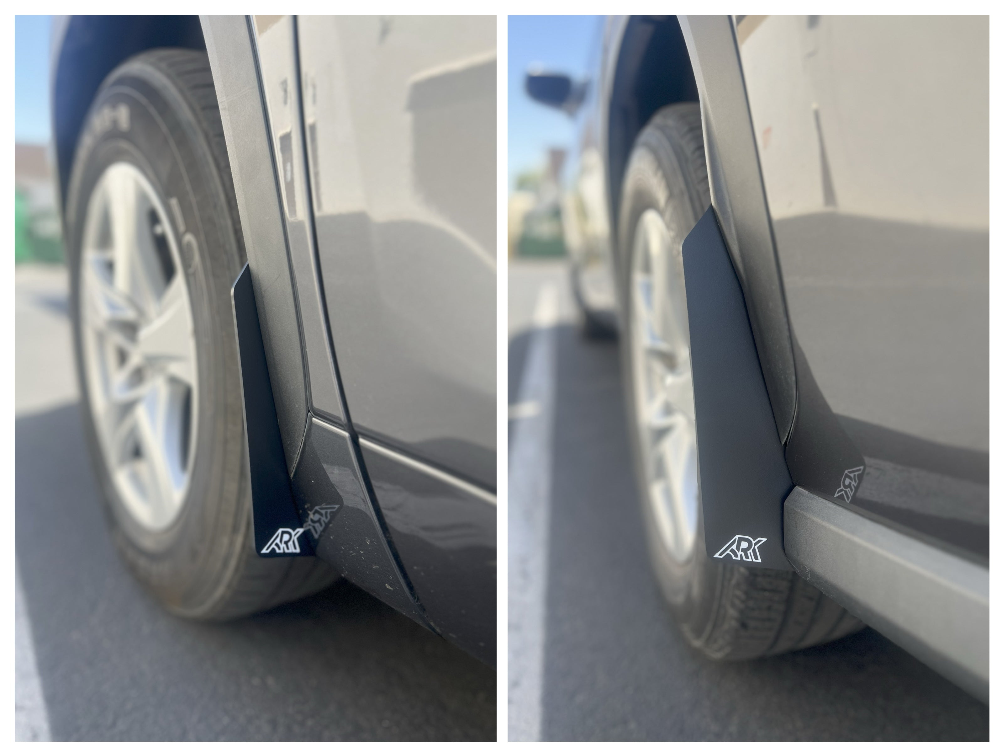 2020+ Toyota Highlander TriXPoly Micros Flares enhancing tire coverage and protection, designed for a sleek appearance.
