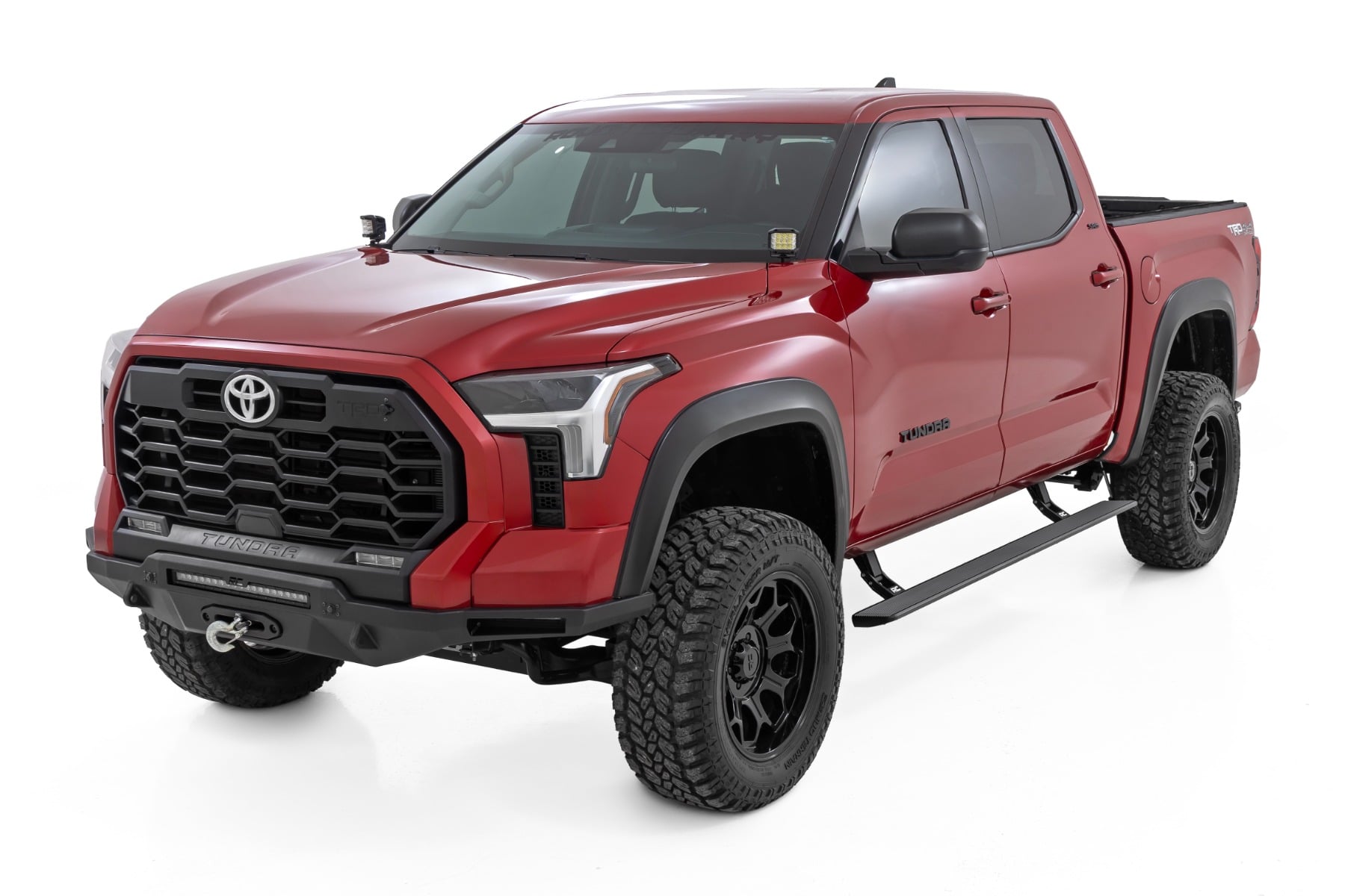 Power Running Boards CrewMax Toyota Tundra 2WD/4WD (2022-2026) Rough Country