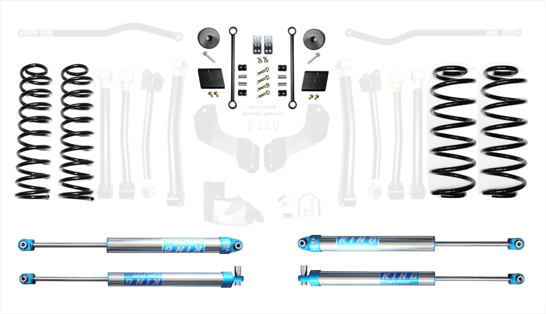 VARIANT EVO-3011S1EK2 STAGE 1 King 2.0" Shocks No Track Bars