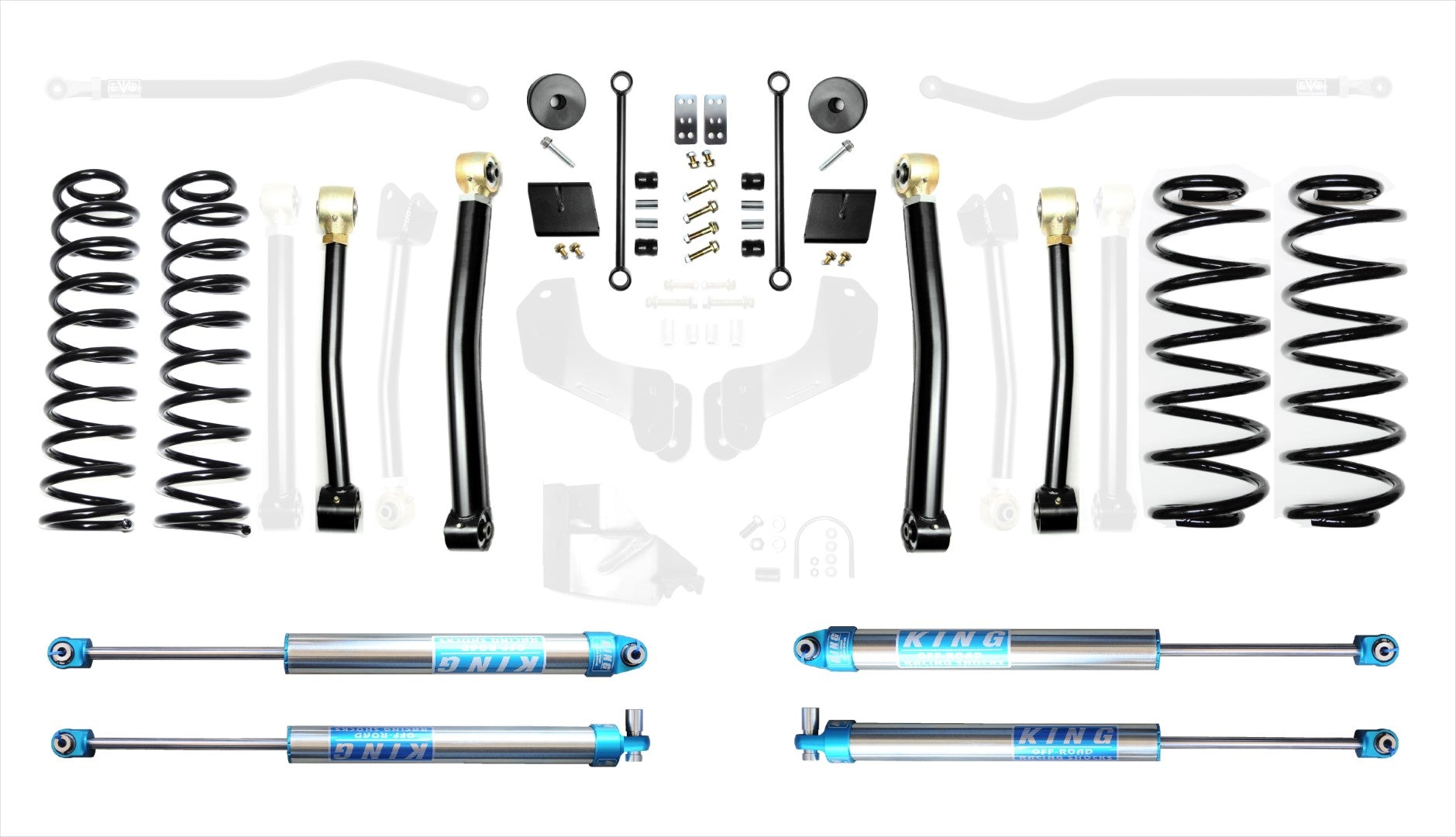 VARIANT EVO-3011S3EK2 STAGE 3 King 2.0" Shocks No Track Bars