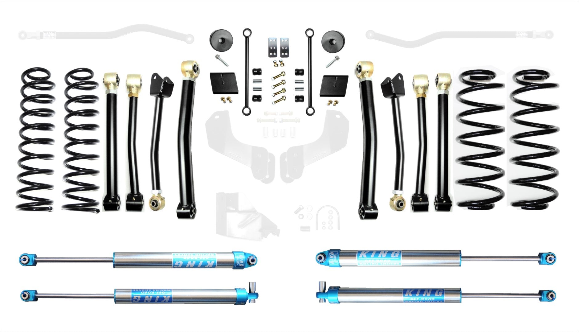 VARIANT EVO-3011S4EK2 STAGE 4 King 2.0" Shocks No Track Bars