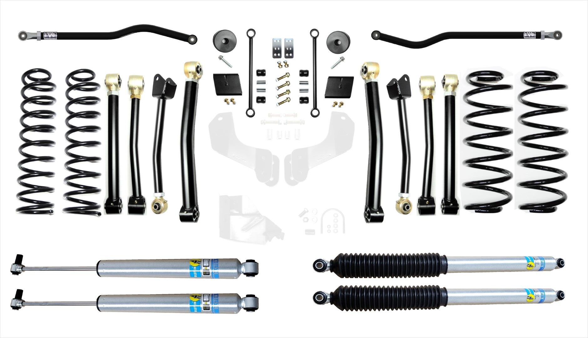 VARIANT EVO-3011S4EPBIL STAGE 4 Bilstein 2.0" Shocks Front / Rear Track Bars
