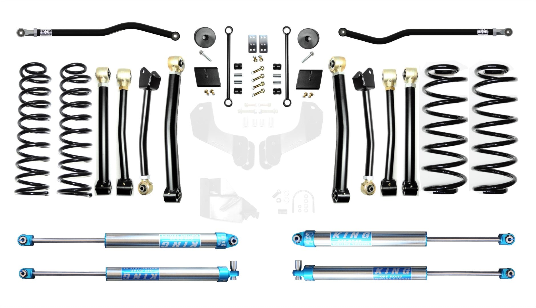 VARIANT EVO-3011S4EPK2 STAGE 4 King 2.0" Shocks Front / Rear Track Bars