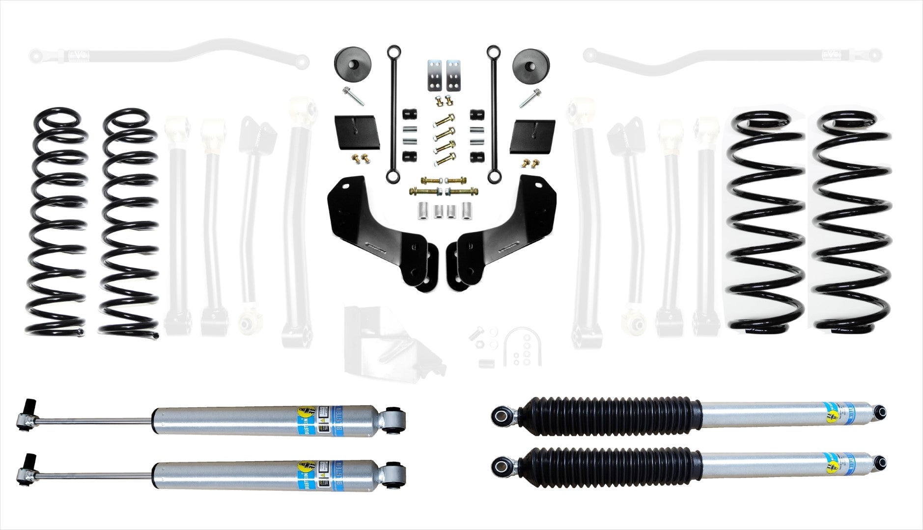 VARIANT EVO-3012S1EBIL STAGE 1 Overland Bilstein 2.0" Shocks No Track Bars