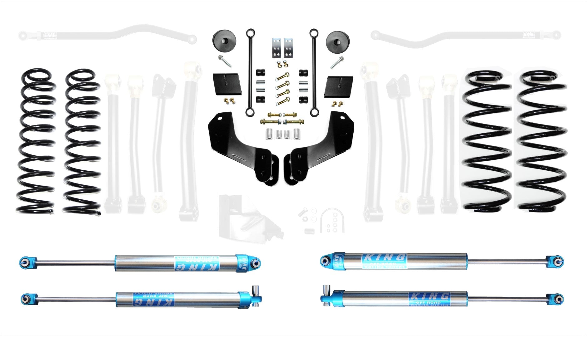 VARIANT EVO-3012S1EK2 STAGE 1 Overland King 2.0" Shocks No Track Bars