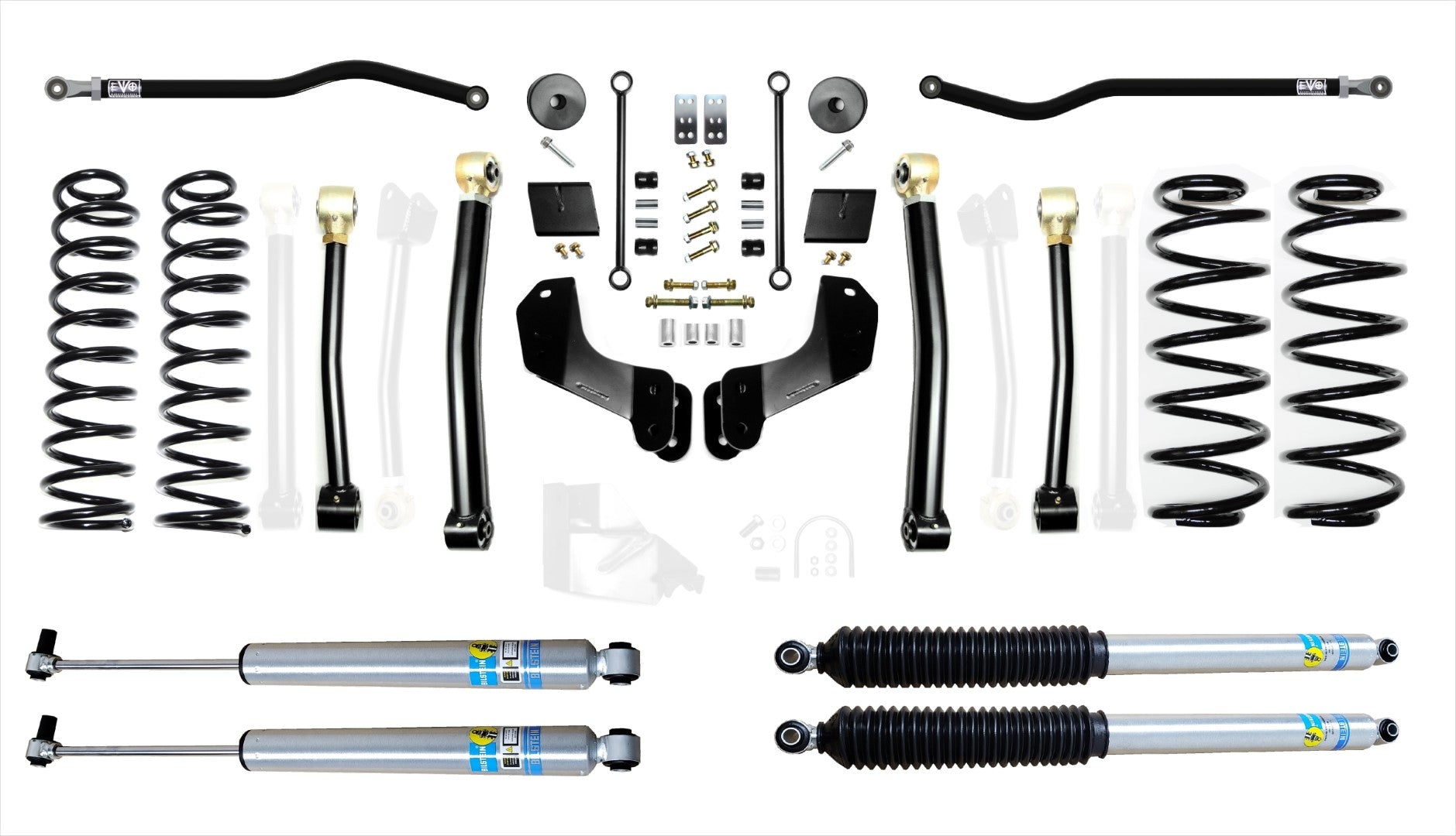 VARIANT EVO-3012S3EPBIL STAGE 3 Overland Bilstein 2.0" Shocks Front / Rear Track Bars