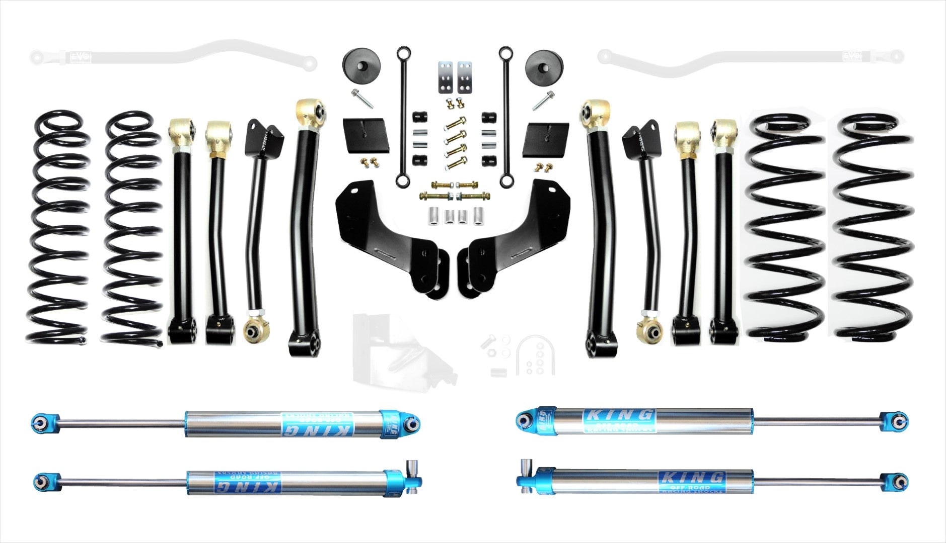 VARIANT EVO-3012S4DK2 STAGE 4 Overland King 2.0" Shocks No Track Bars