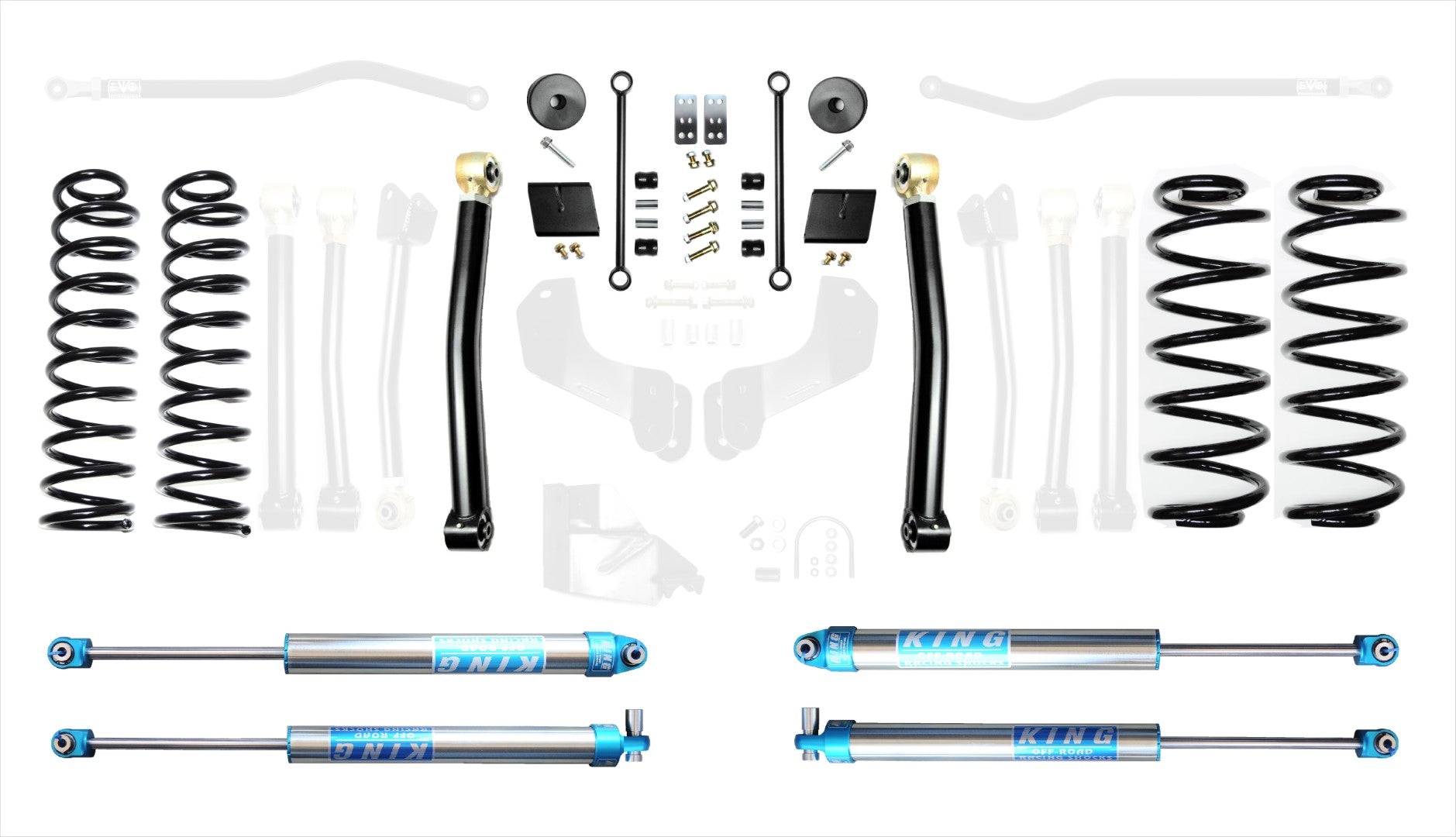 VARIANT EVO-3013S2HDK2 STAGE 2 King 2.0" Shocks No Track Bars