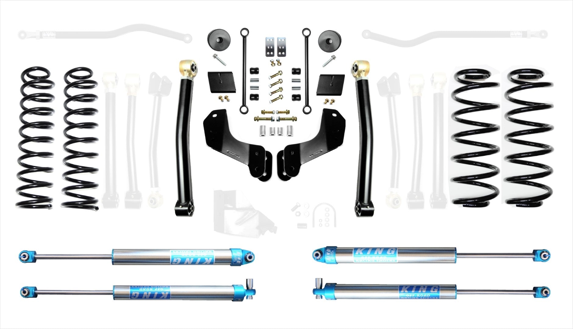 VARIANT EVO-3014S2HDK2 STAGE 2 Overland King 2.0" Shocks No Track Bars