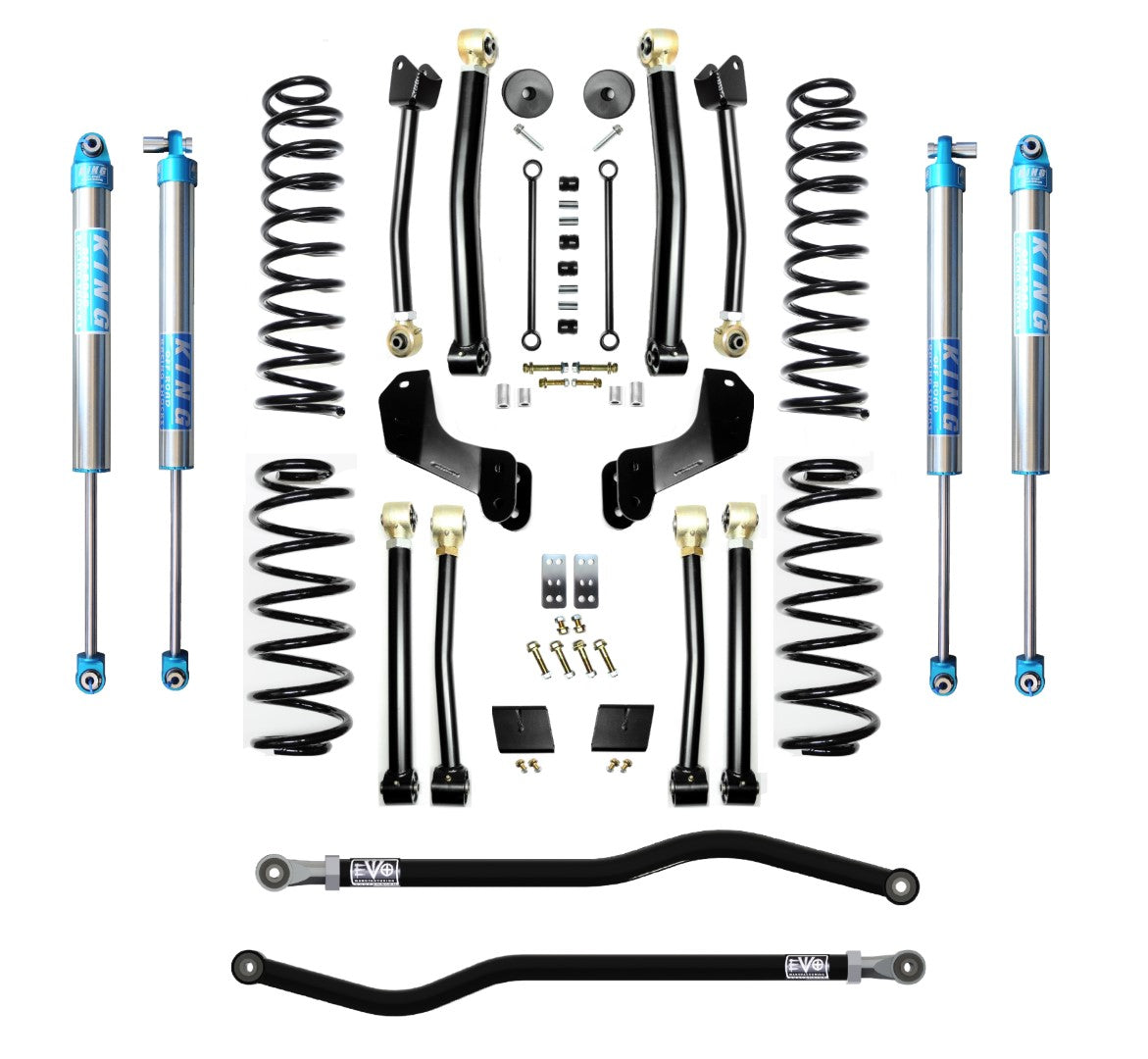 VARIANT EVO-3014S4HDPK2 STAGE 4 Overland King 2.0" Shocks Front / Rear Track Bars