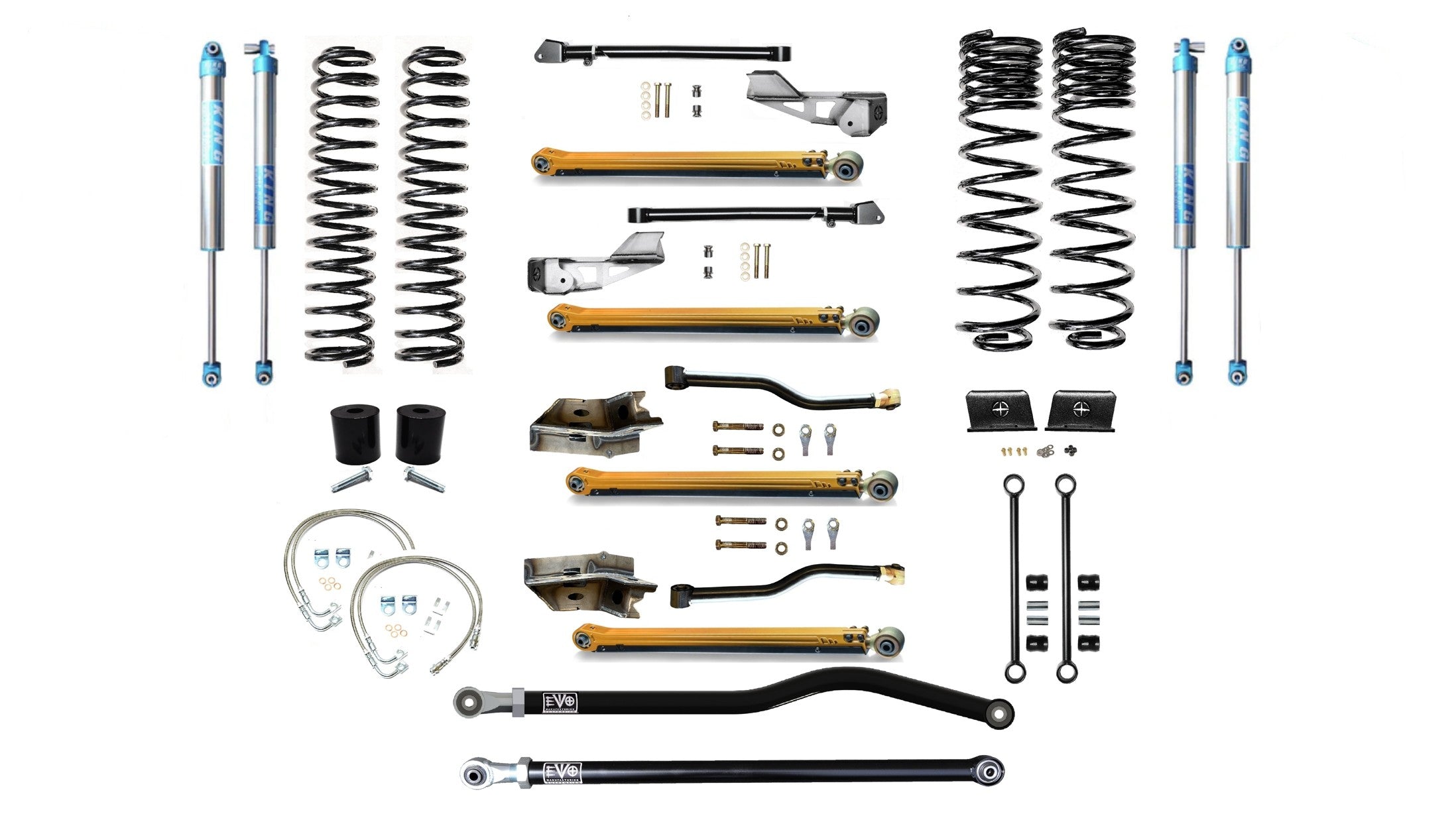 2.5" DIESEL Jeep Gladiator JT LONG ARM LIFT KIT SUSPENSION SYSTEMS