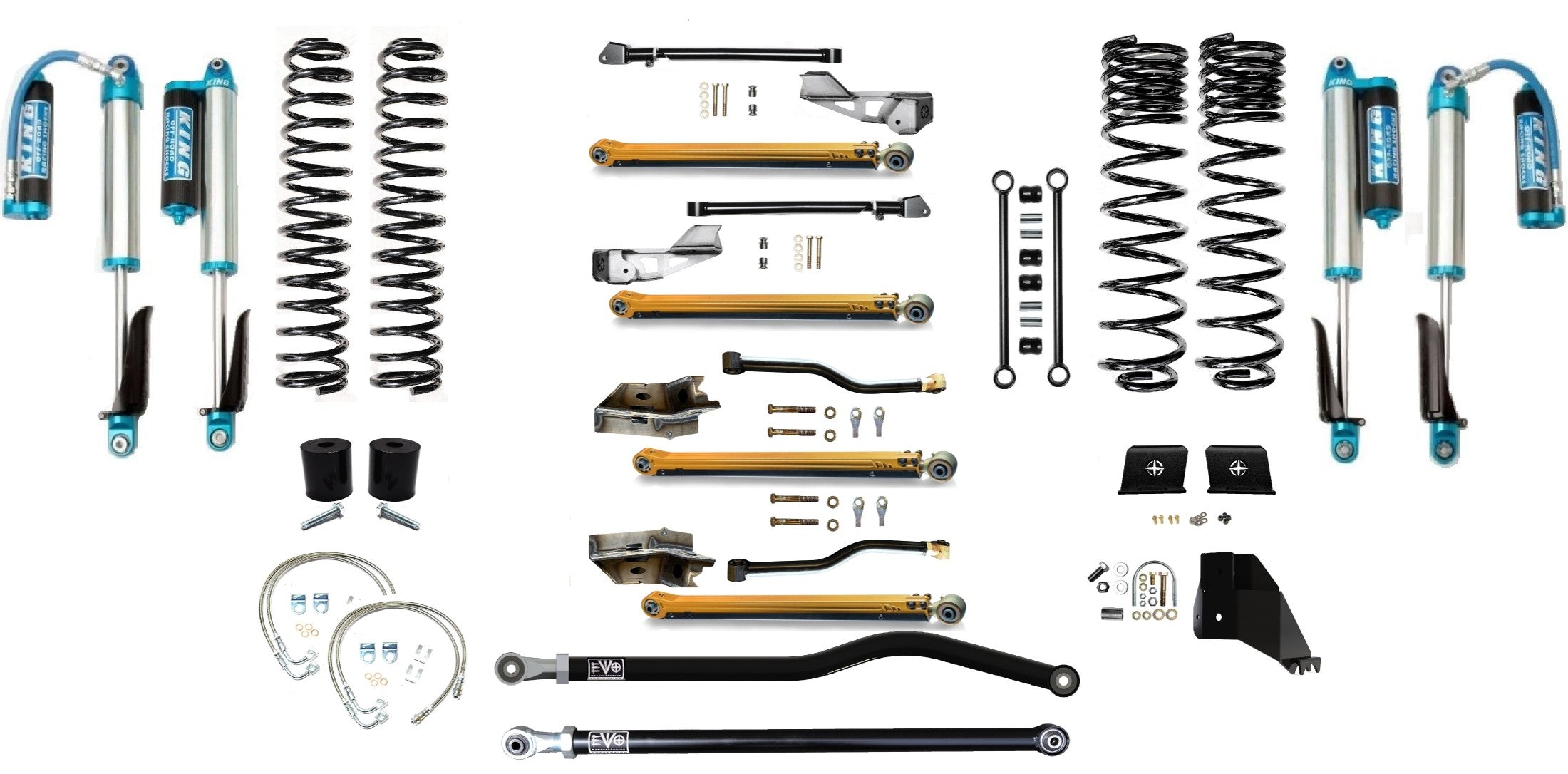 4.5" DIESEL JT GLADIATOR LONG ARM LIFT KIT SUSPENSION SYSTEMS