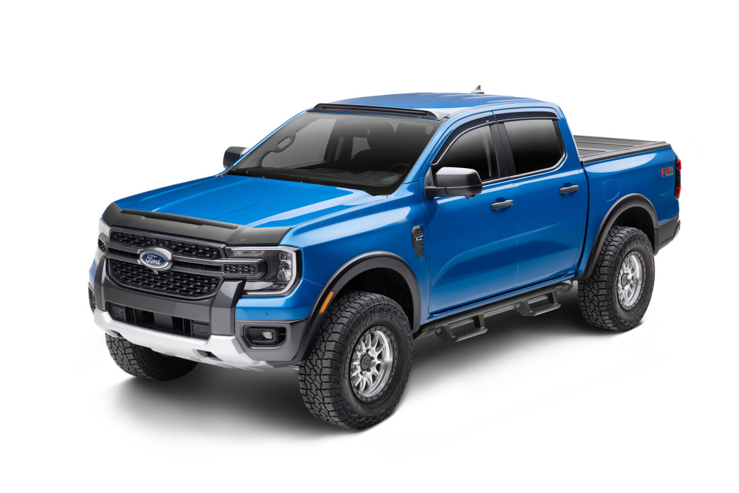 EpYx Step System Cab Length (2 Steps per Side) 2019-2025 Ford Ranger SuperCrew Textured Black NFab