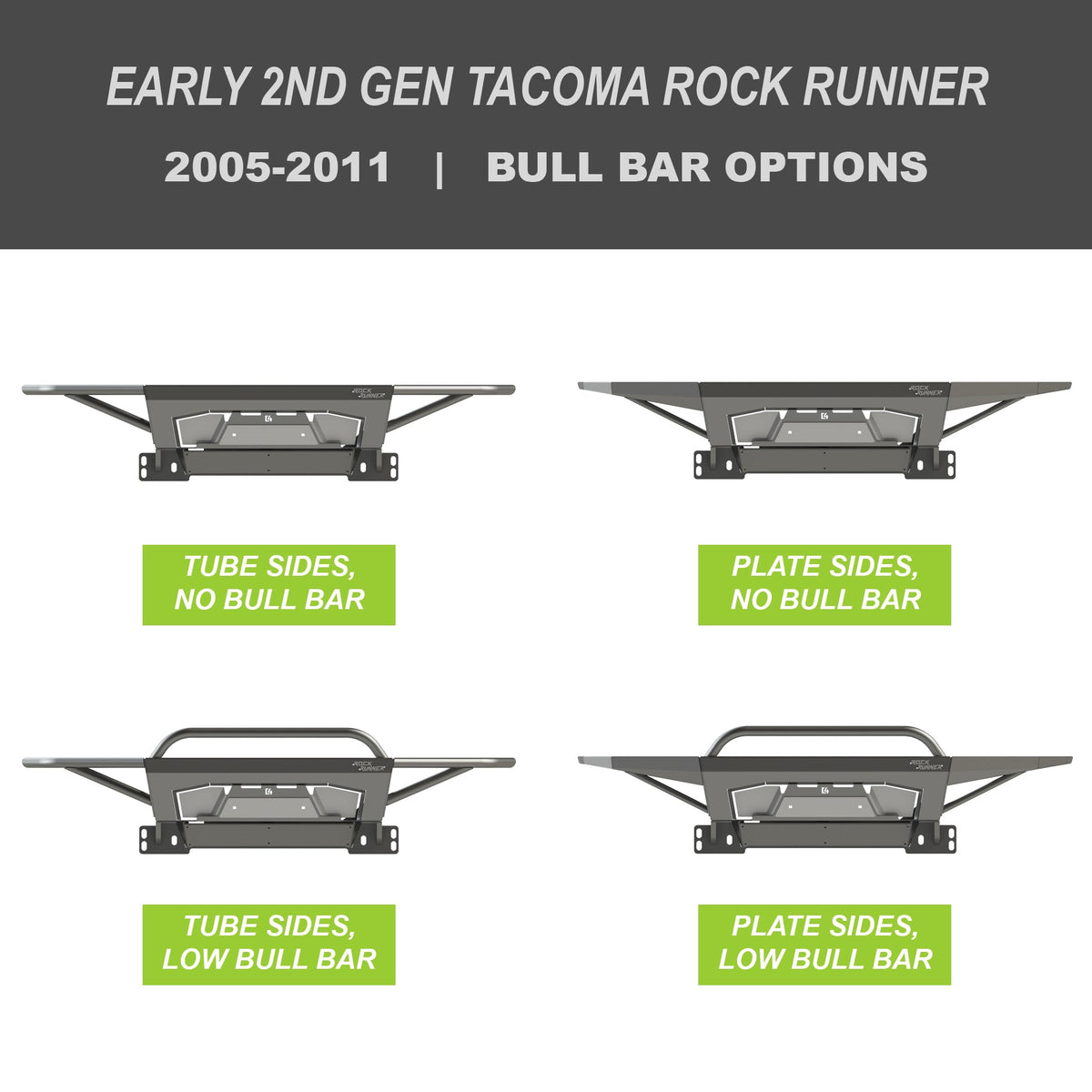 2005-2011 Toyota Tacoma Rock Runner Front Bumper