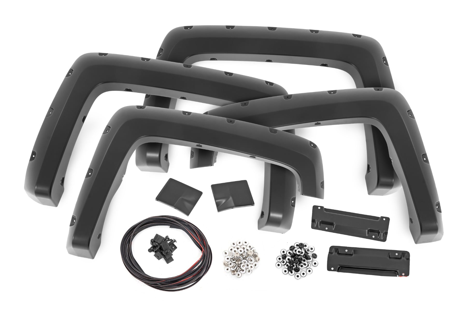 Pocket Fender Flares 6 Foot 7 Inch & 8 Foot Bed Chevy Silverado 1500 (2014-2018)/ 2500HD (2015-2019) Rough Country