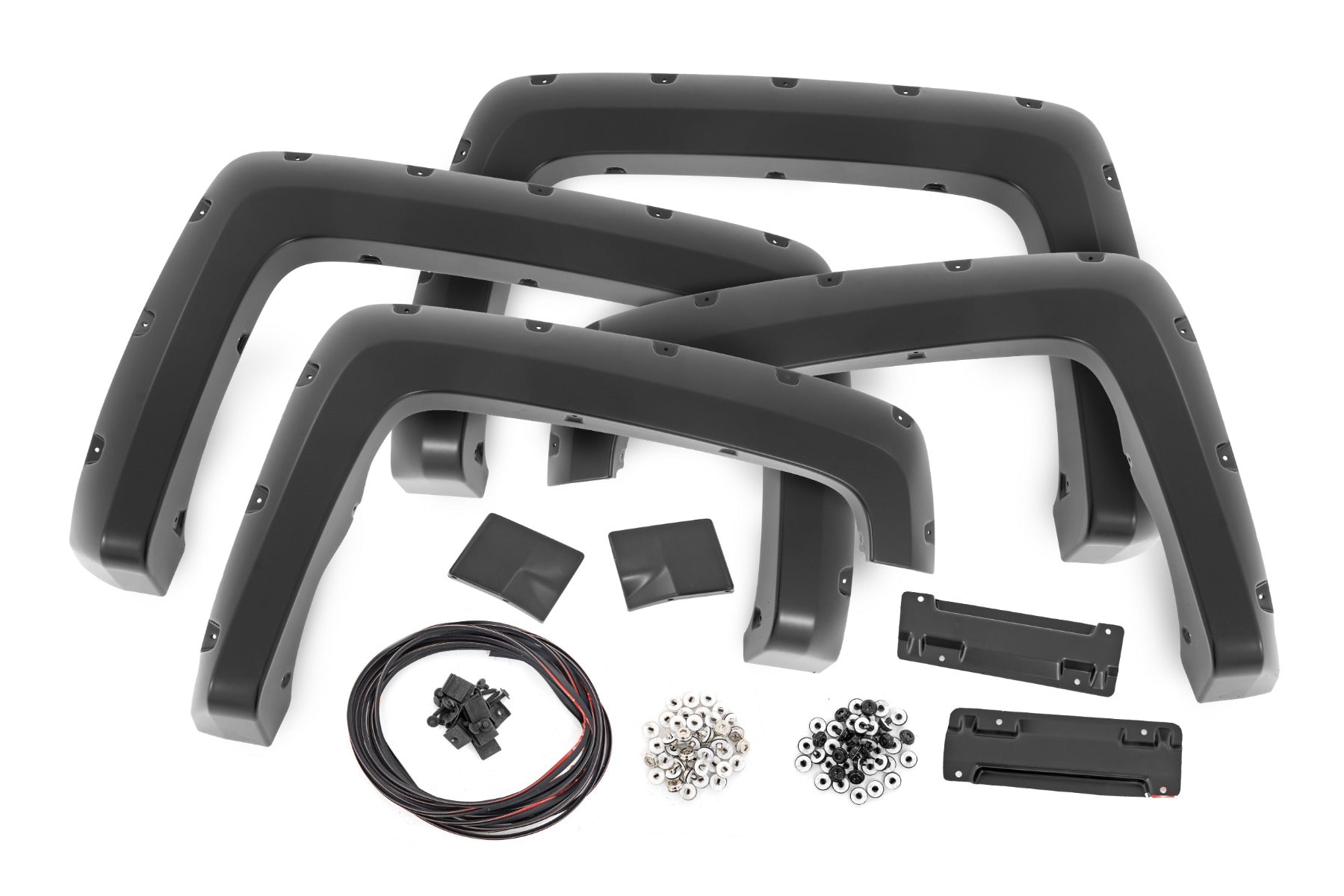 Pocket Fender Flares 6 Foot 7 Inch & 8 Foot Bed Chevy Silverado 1500 (2014-2018)/ 2500HD (2015-2019) Rough Country