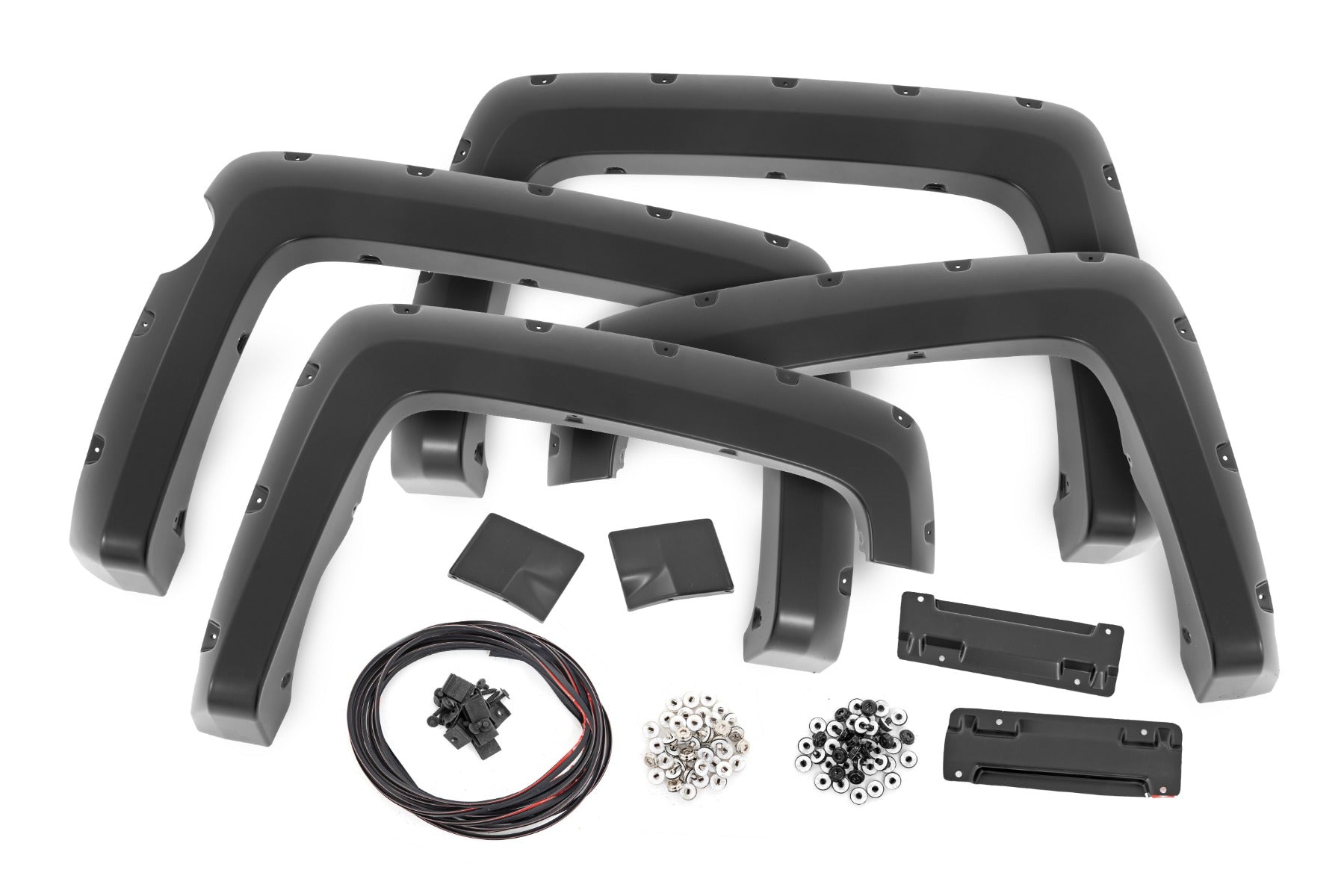Pocket Fender Flares 5 Foot 9 Inch Bed Chevy Silverado 1500 (14-18 & Classic) Rough Country