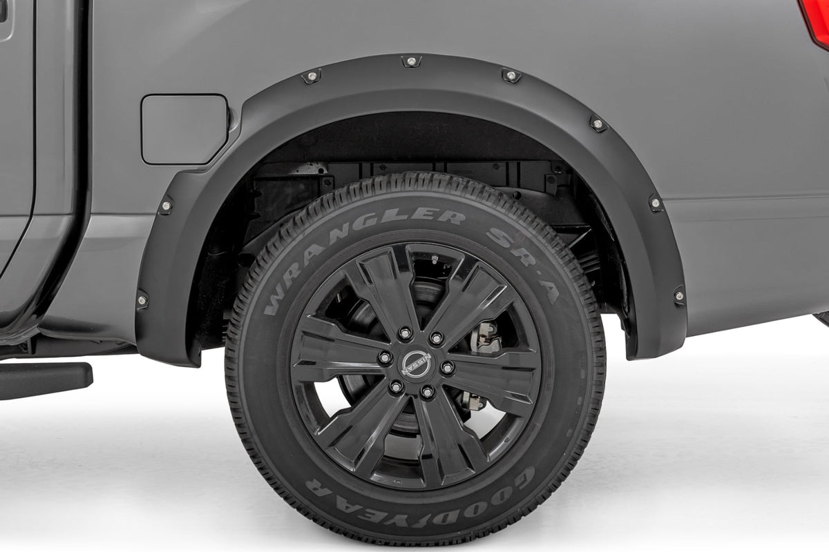 Pocket Fender Flares Crew Cab Nissan Titan 2WD/4WD (2017-2024) Rough Country