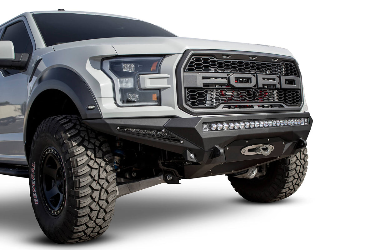 2017-2020 Ford F-150 Raptor Stealth Fighter Front Bumper With Winch Mount Addictive Desert Designs